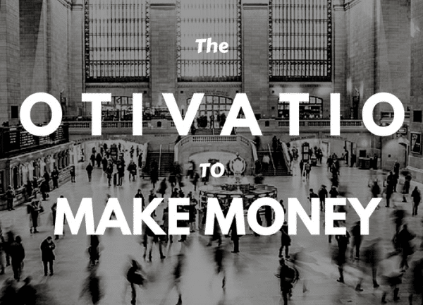 기회와 돈의 동기부여 방식.